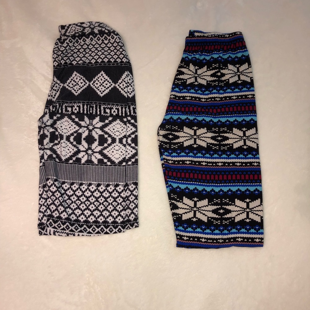 Patterned leggings!